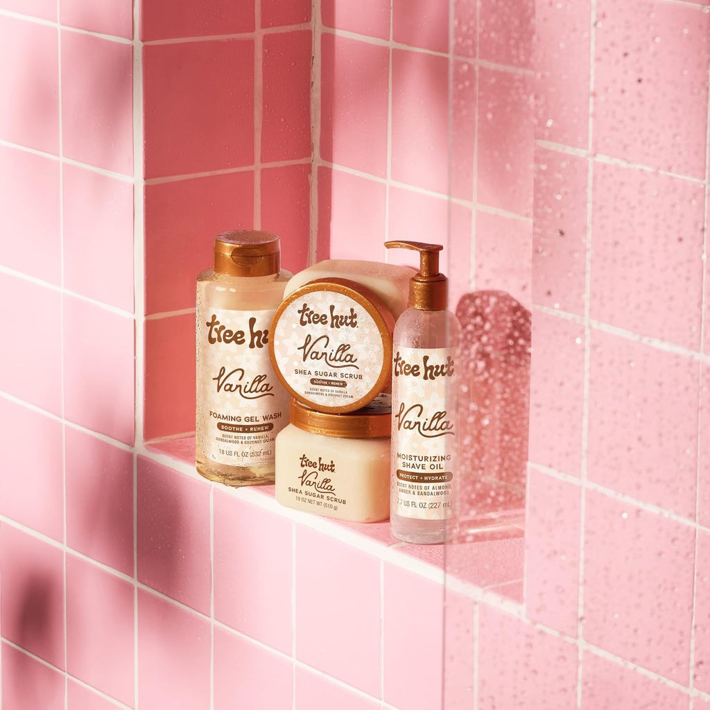 Vanilla Shea Sugar Exfoliating & Hydrating Body Scrub, 18 Oz