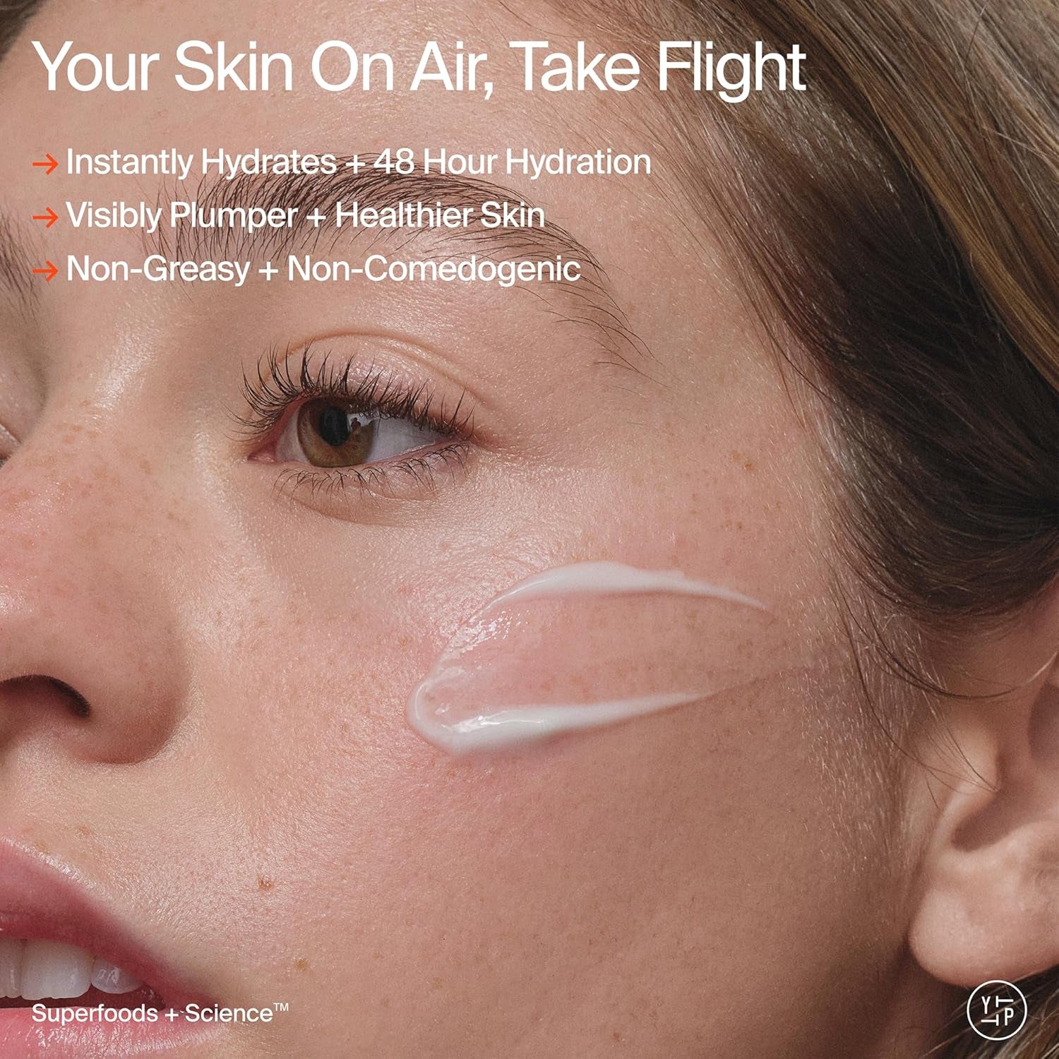 Youth to the People Superfood Air-Whip Moisture Cream - Kale + Green Tea Hyaluronic Acid Face Moisturizer, Smooths + Hydrates up to 48HR with Dewy Glow, Non-Greasy Lightweight Gel, Non-Comedogenic