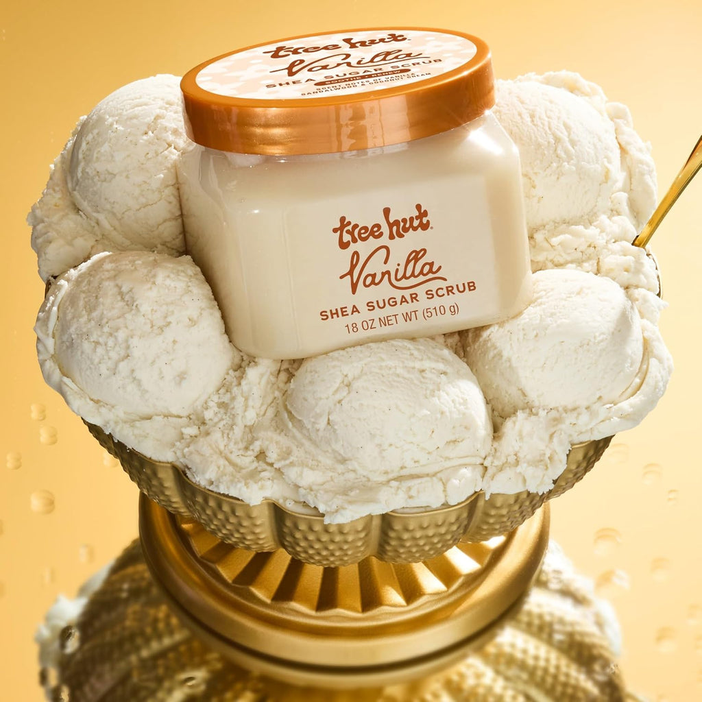 Vanilla Shea Sugar Exfoliating & Hydrating Body Scrub, 18 Oz