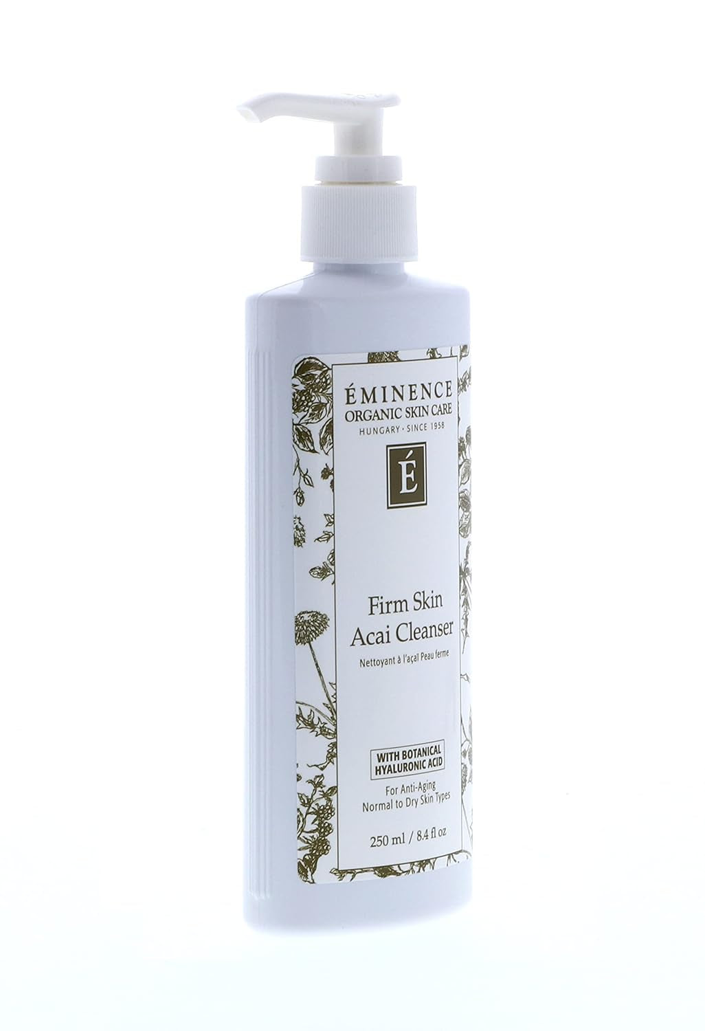 Eminence Organic Skincare Firm Skin Acai Cleanser with Hyaluronic Acid, 8.4 Ounce