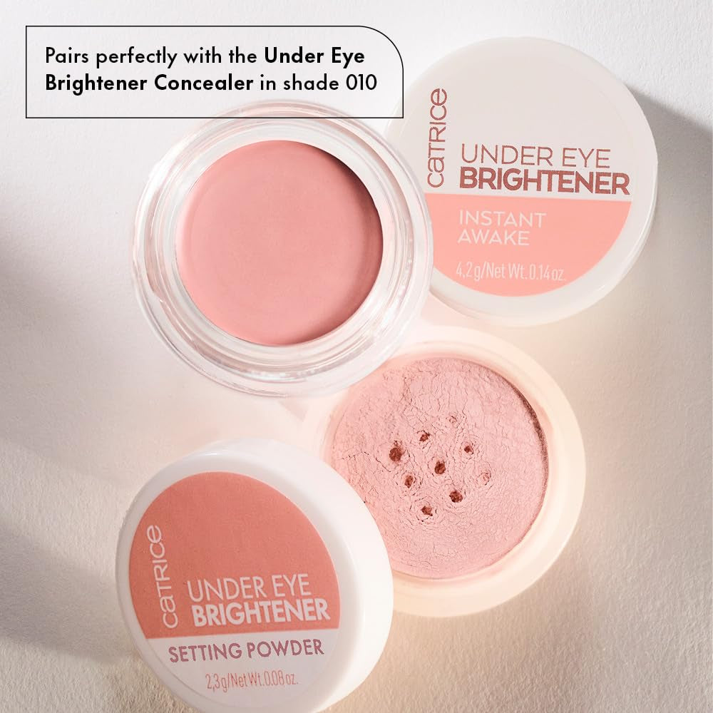 Catrice | under Eye Brightener | Conceal & Brighten Dark Circles | with Hyaluronic Acid & Shea Butter | Vegan, Cruelty Free & Paraben Free (010 | Light Rose)