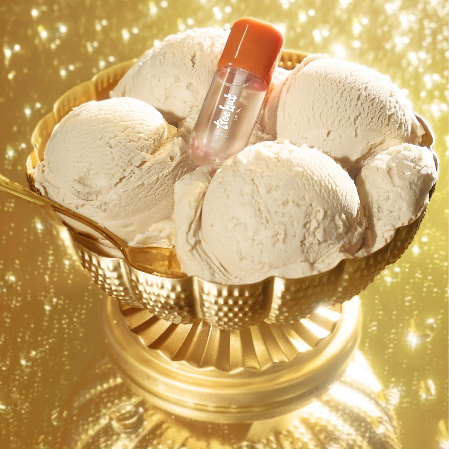 Tree Hut Vanilla Hydrating Lip Oil, Non-Sticky High-Shine Lip Gloss Oil, Moisturizing Formula with Vitamin E & Squalane for Soft, Smooth Lips, 0.16 Fl Oz